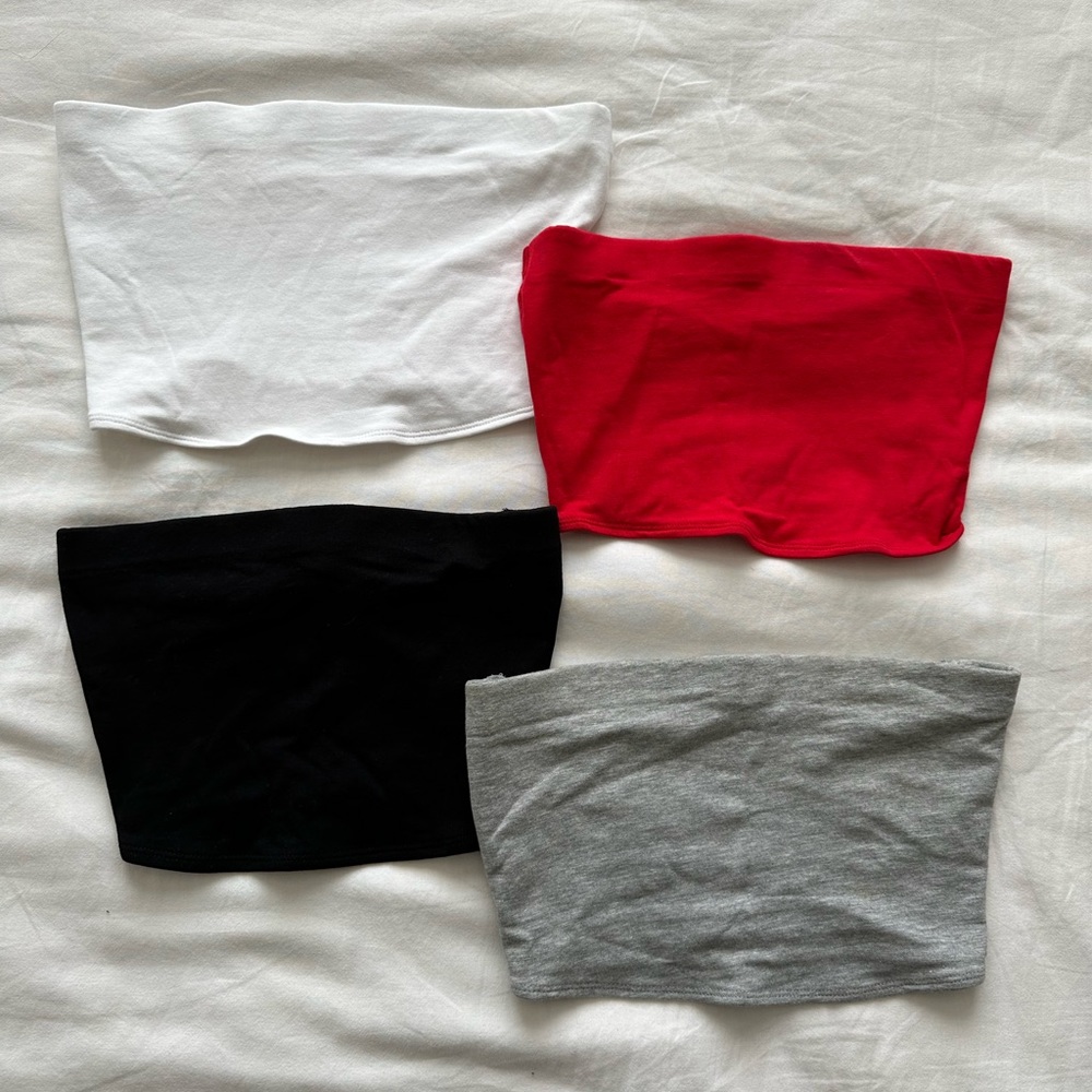 H&M tube top bundle!! (XS/S mix)